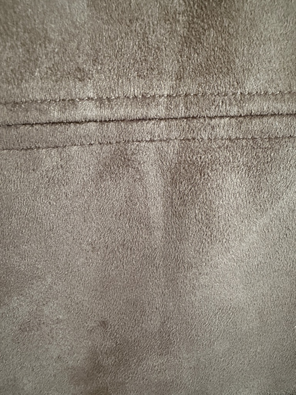 Philosophy Brown Suede Snap-Front Coat Size Medium - Picture 3 of 4